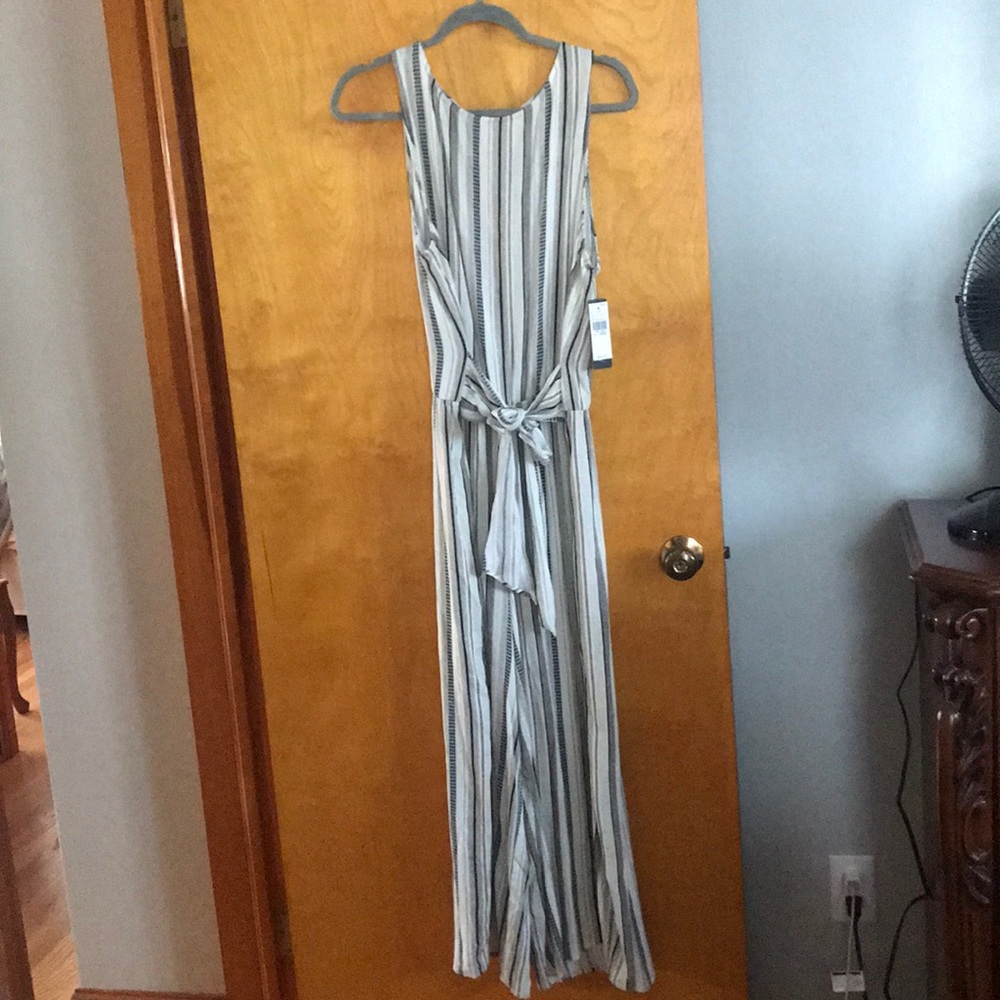 Striped jumpsuit